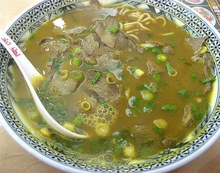 カリー牛肉麺