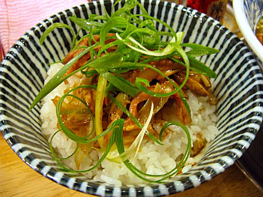 新在家ラーメンもんど『カモネギ御飯』