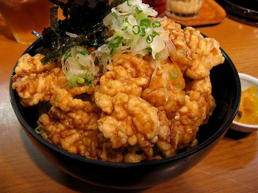 麺屋花星『塩ら〜めん』と『豚天丼』