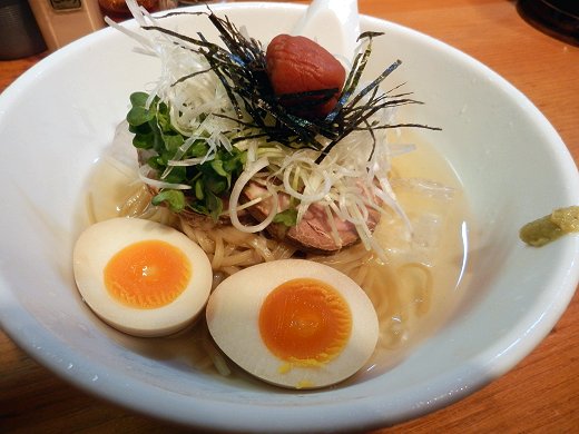 麺屋花星『冷し梅塩』