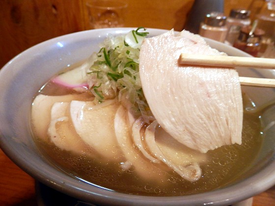 麺屋花星『鶏そば』と『豚天』