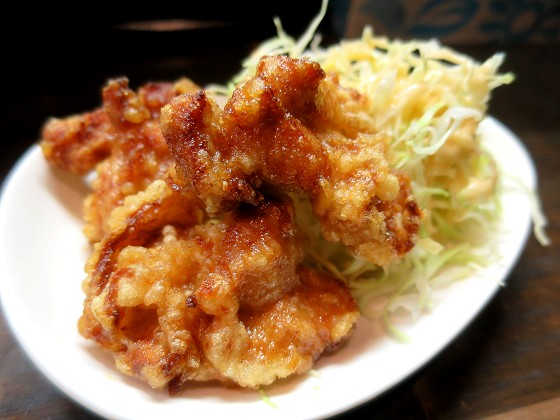 尼龍『味噌ラーメン』と『唐揚げ』