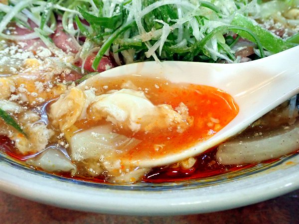 ラーメン虎一番『サンラータン』と『焼きギョーザ』